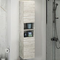 Comforty Пенал подвесной Верона 35 дуб белый – фотография-7